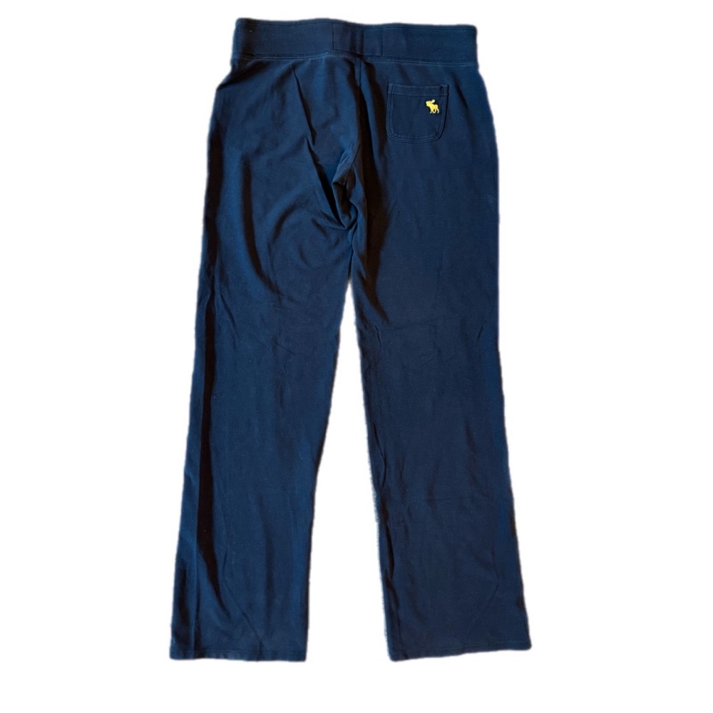 Abercrombie & Fitch Navy and Yellow Sweatpants - Picture 3 of 6